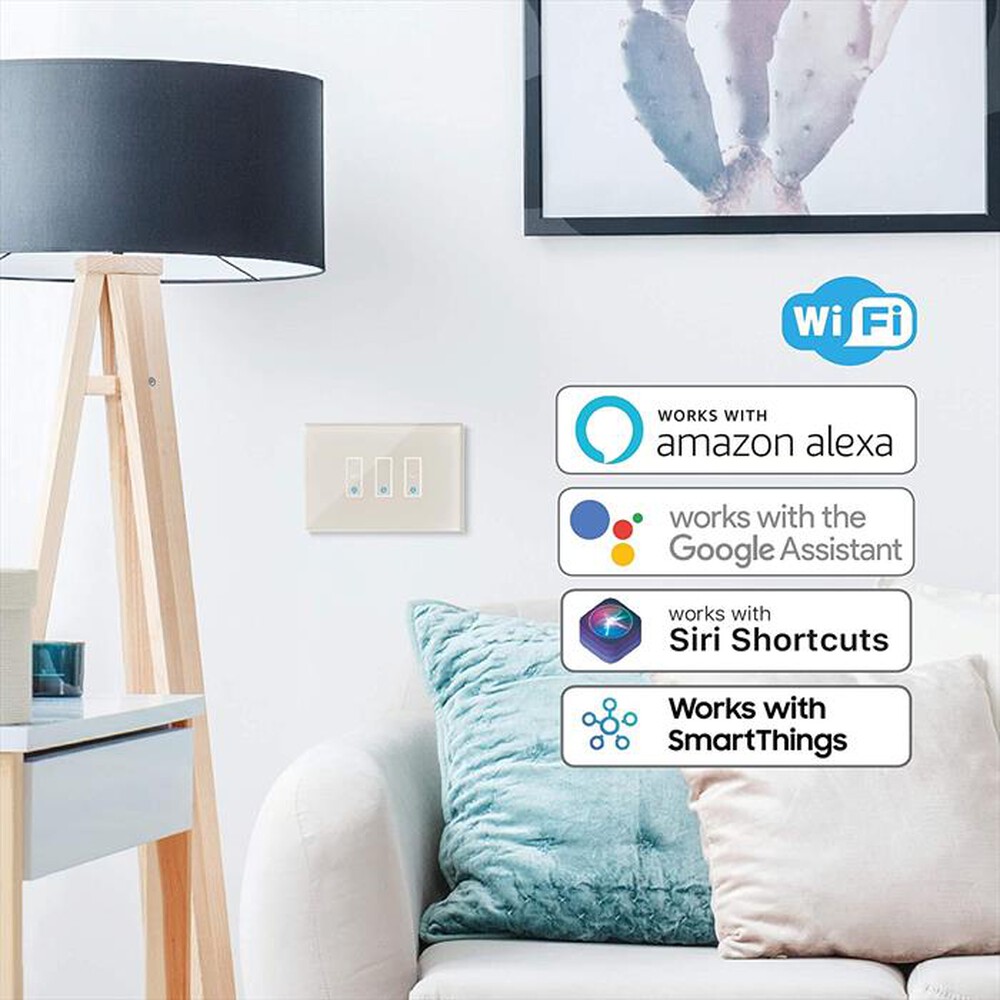 "IOTTIE - INTERRUTTORE INTELLIGENTE PER TAPPARELLE-WHITE"