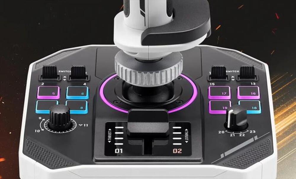 Immagine del prodotto THRUSTMASTER - SIMULATORE DI VOLO SOL-R 1 FLIGHTSTICK-Bianco / Nero