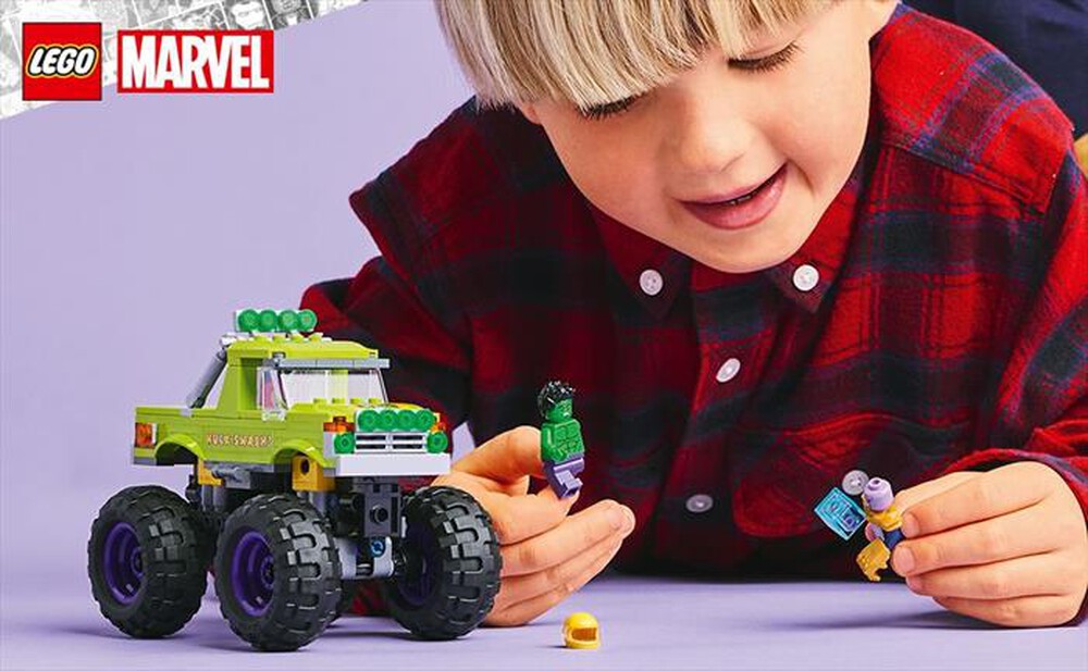 Immagine del prodotto LEGO - SUPER HEROES MARVEL Truck di Hulk vs Thanos 76312