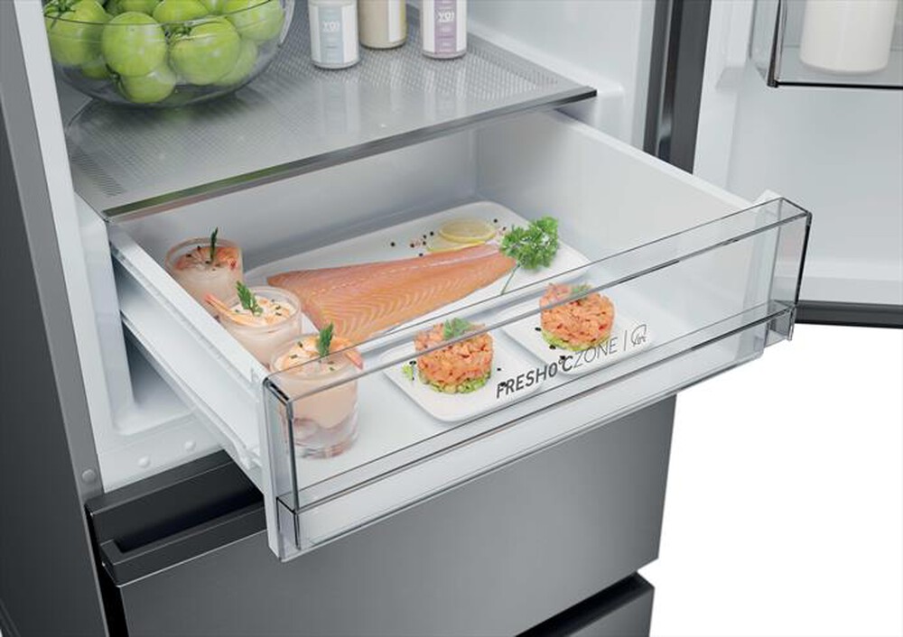 Immagine del prodotto HAIER - Frigorifero combinato HTR3618CNMG Classe C 360 lt-Argento