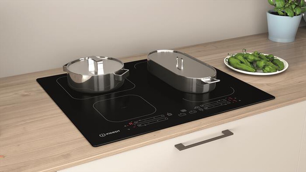 "INDESIT - Piano cottura induzione IB 65B60 NE 59 cm-Nero"