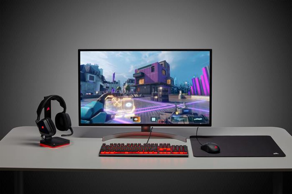 "CORSAIR - Tastiera gaming CORSAIR K60 PRO-Nero/Rosso"
