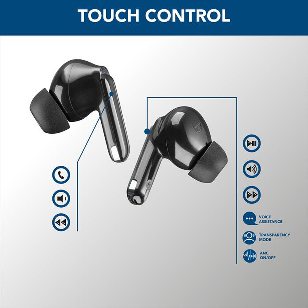Immagine del prodotto CELLULARLINE - Auricolare bluetooth BTECLIPSETWSK-Nero