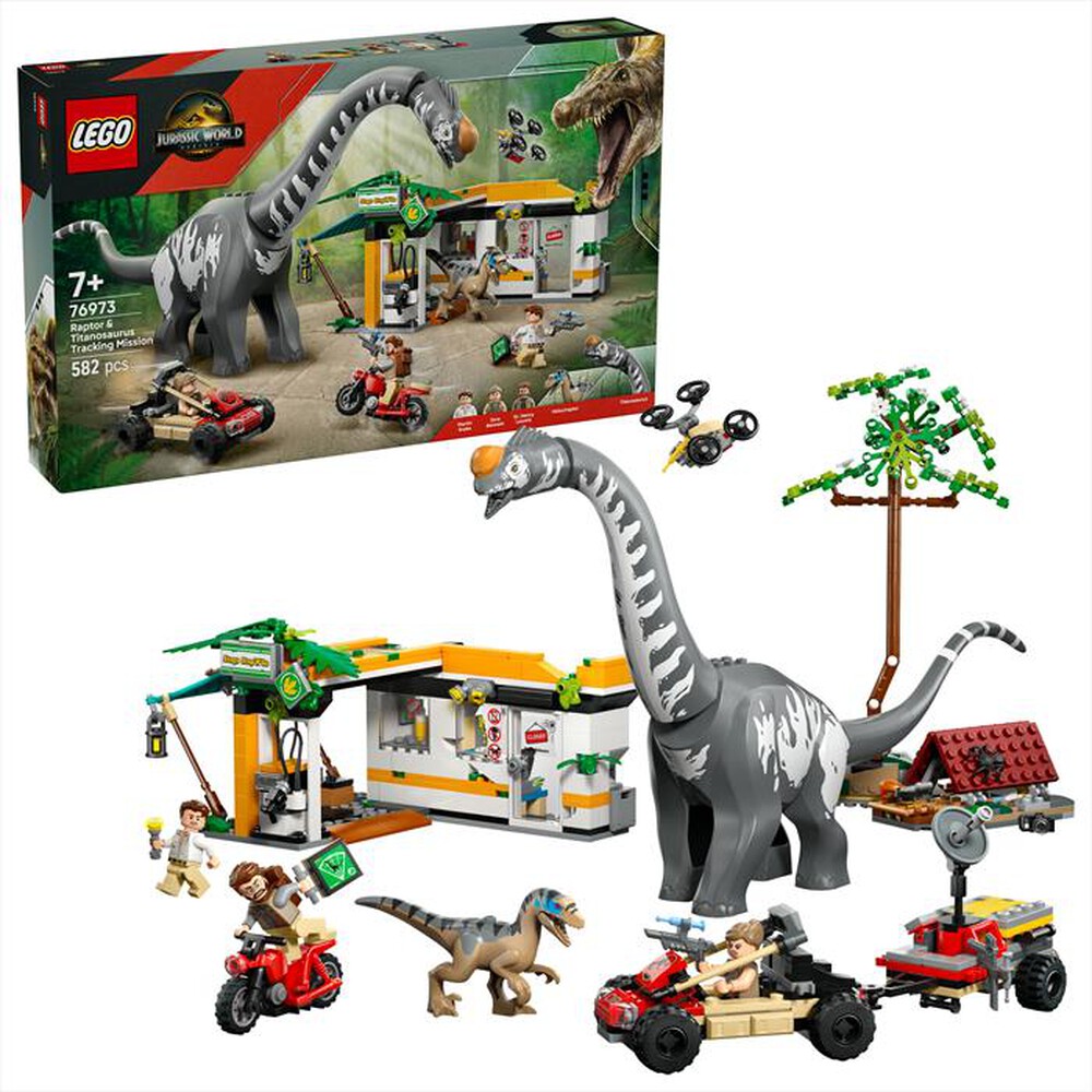 Immagine del prodotto LEGO - JURASSIC WORLD Ricerca Raptor e Titanosauro 76973