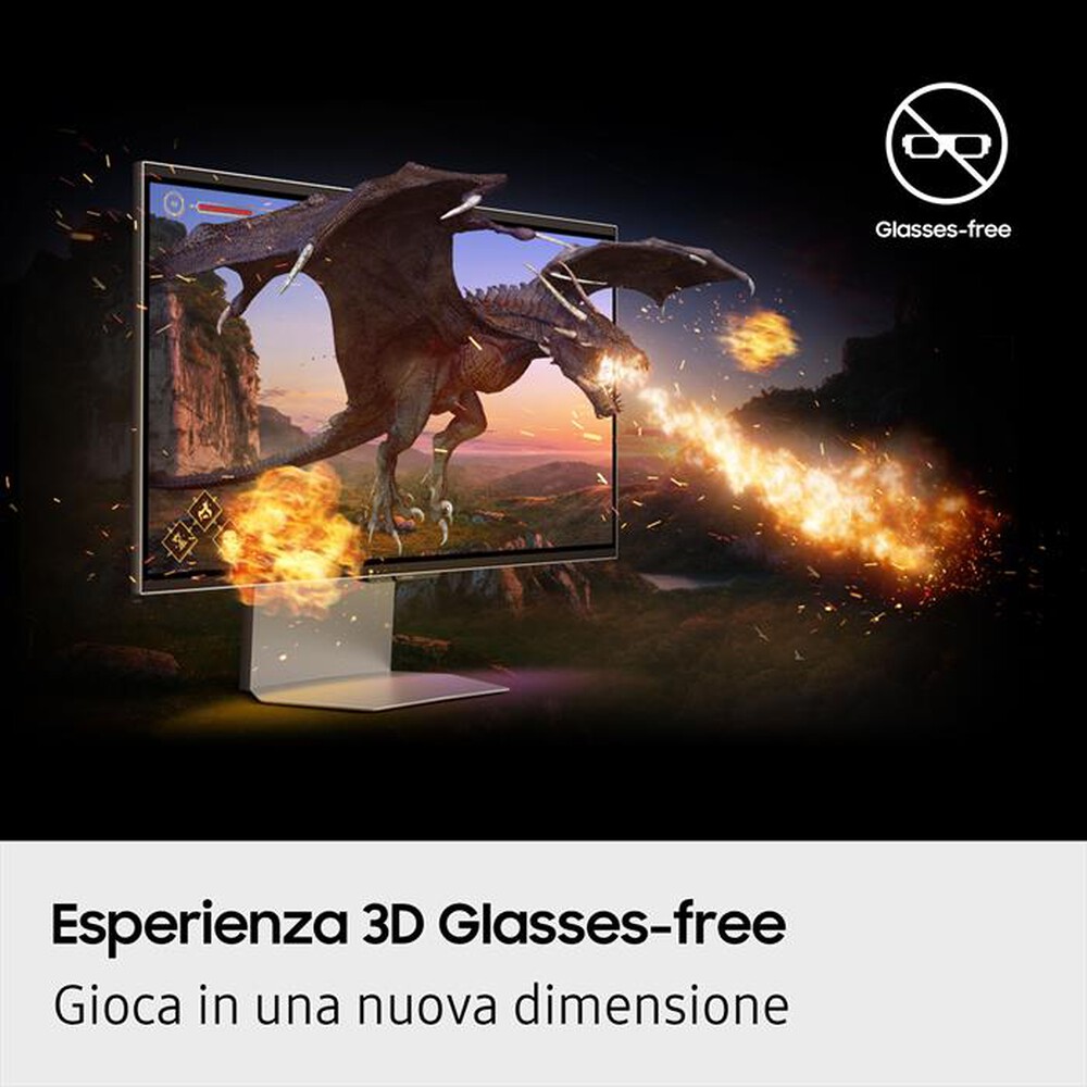 Immagine del prodotto SAMSUNG - MONITOR GAMING ODYSSEY 3D DA 27'' UHD FLAT-Silver