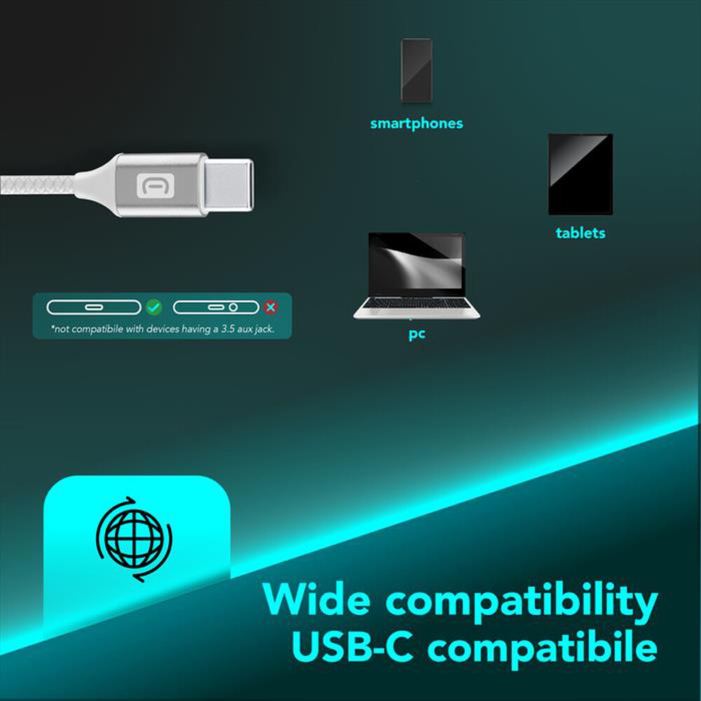 Immagine del prodotto CELLULARLINE - AUSPARROWTYPECW-Bianco