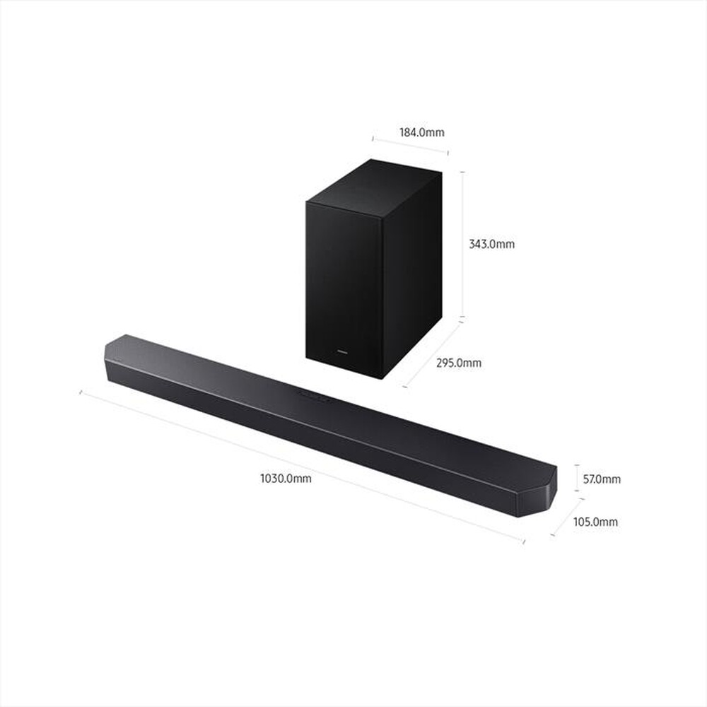 Immagine del prodotto SAMSUNG - Soundbar HW-Q600F/ZF-Titan Black