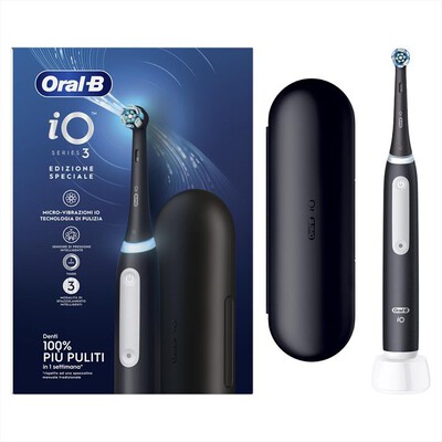 ORAL-B - Spazzolino elettrico IO3 STRIPPED-NERO