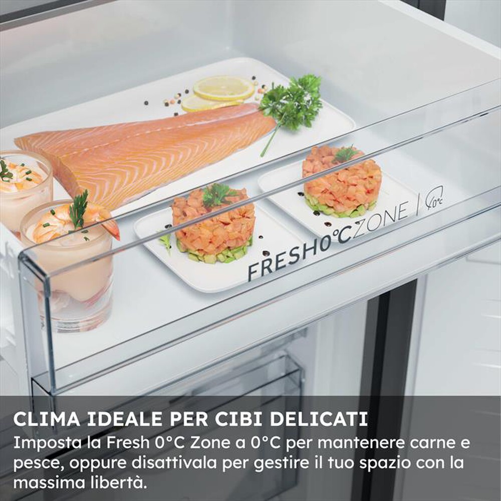 Immagine del prodotto HAIER - Frigorifero combinato HTR3618CNMG Classe C 360 lt-Argento