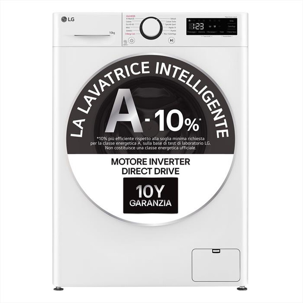 Immagine del prodotto LG - Lavatrice AI DD R3 F4R3010NSWW 10kg Classe A-Bianca