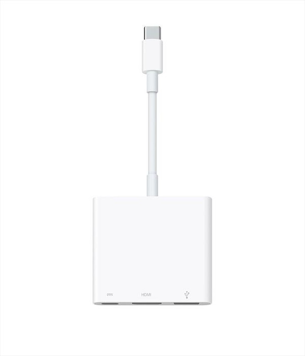 "APPLE - Adattatore multiporta da USB-C ad AV digitale-Bianco"