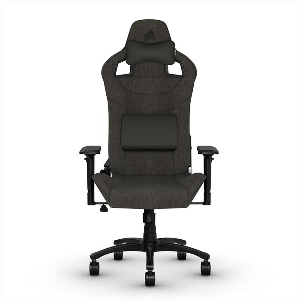 "CORSAIR - Sedia gaming CORSAIR T3 RUSH, Fabric-Grigio Scuro"