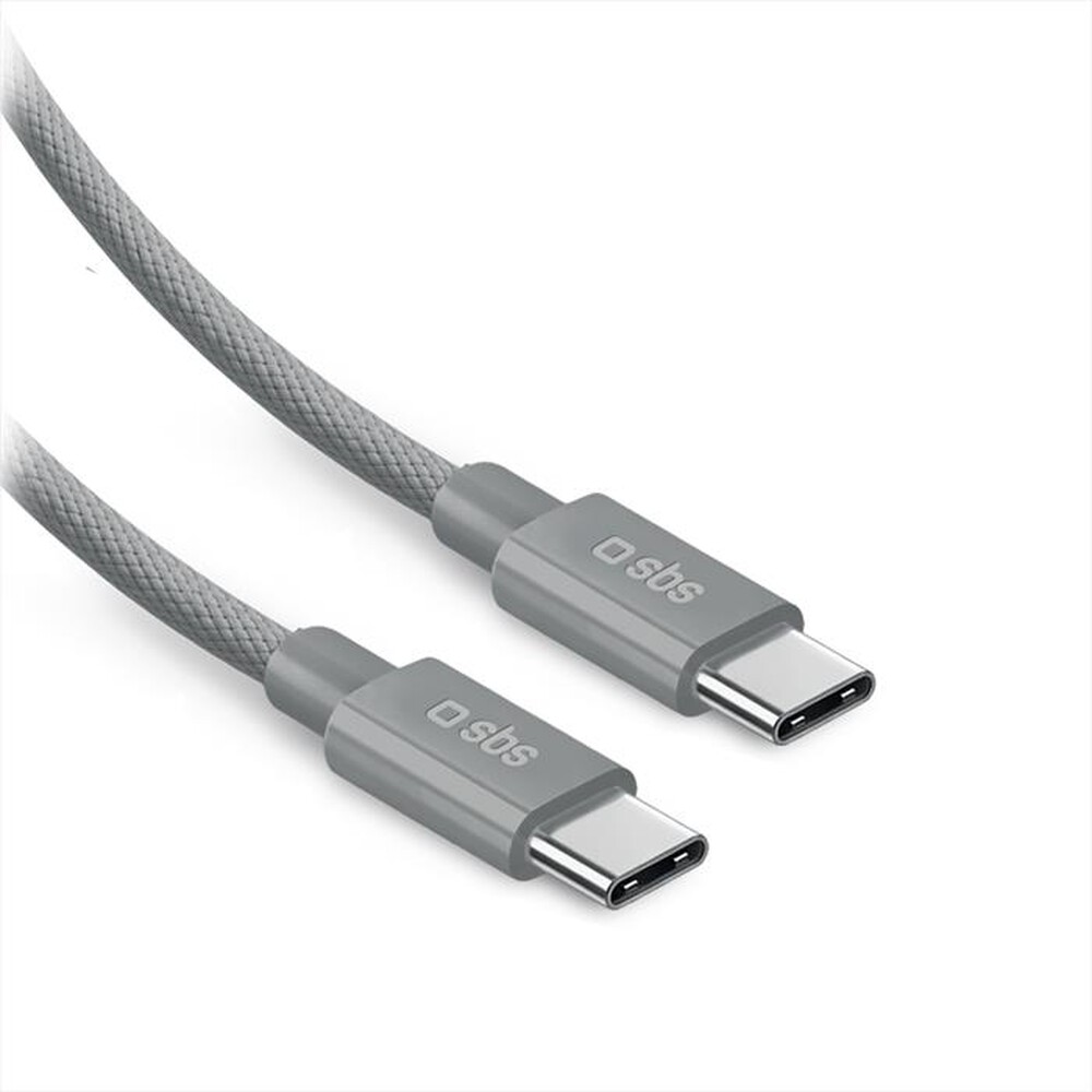 Immagine del prodotto SBS - Cavo USB-C/USB-C 100W 2 mt-Grigio