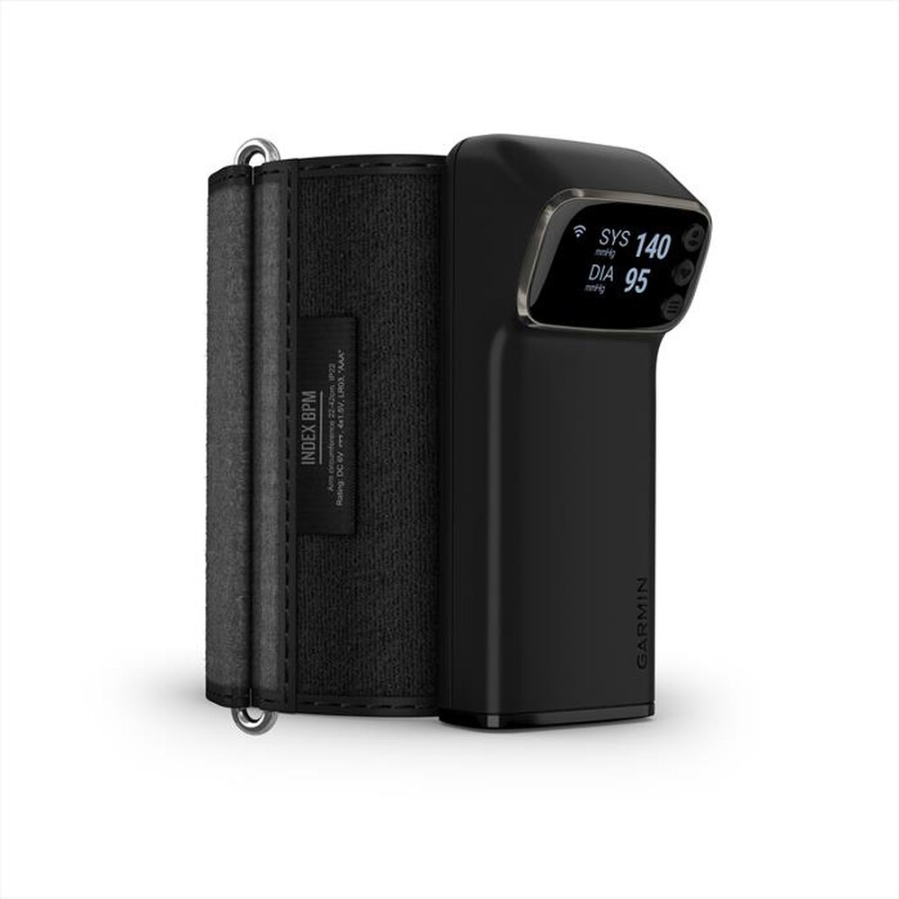 Immagine del prodotto GARMIN - Misura pressione da braccio INDEX BPM, EU-Grigio scuro / Nero