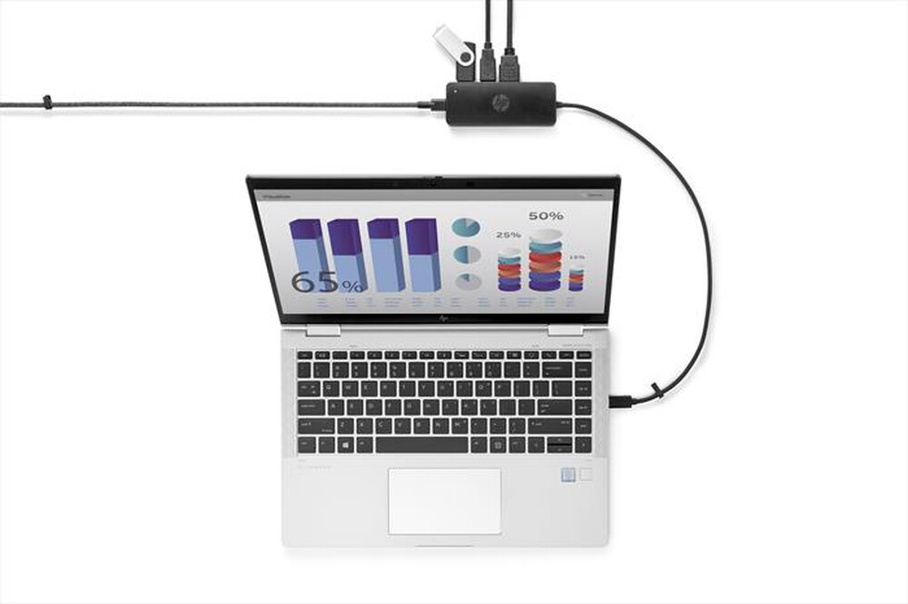 Immagine del prodotto HP - HP USB-C TRAVEL HUB G2-Nero