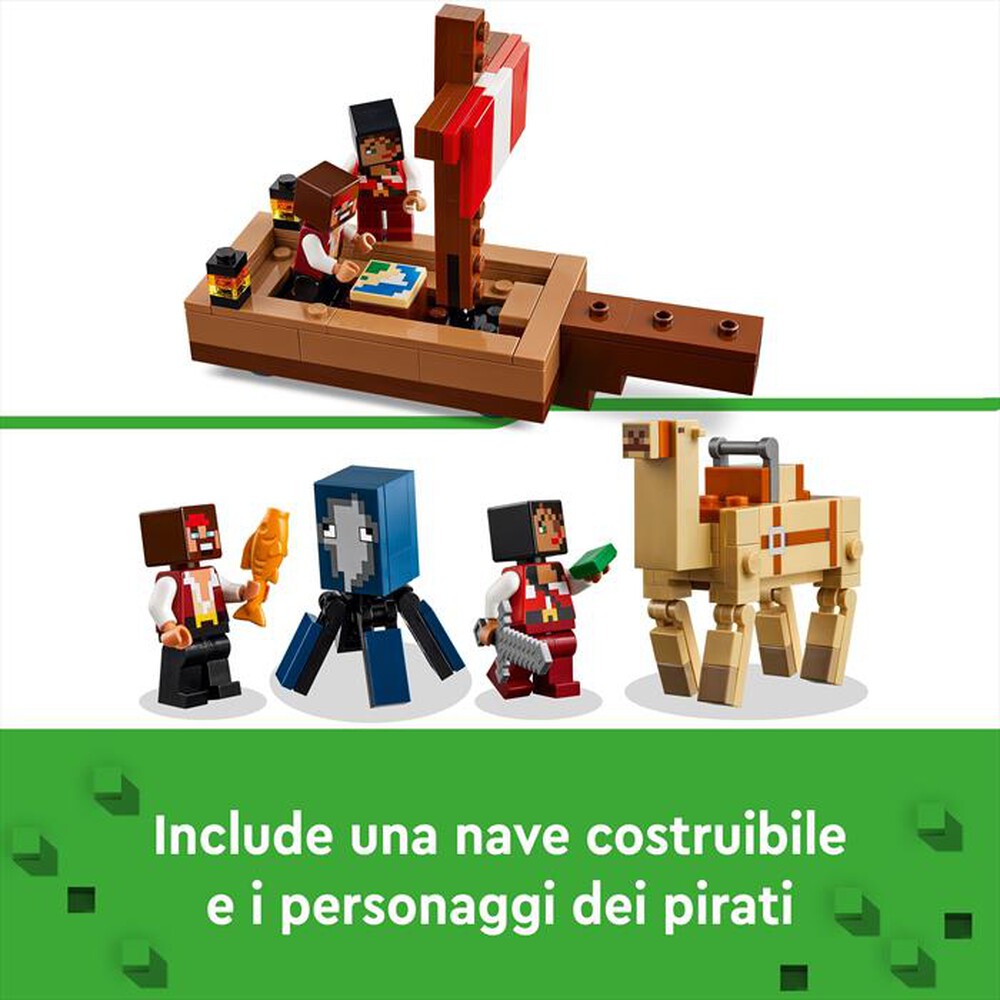 Immagine del prodotto LEGO - MINECRAFT Il viaggio del galeone dei pirati 21259