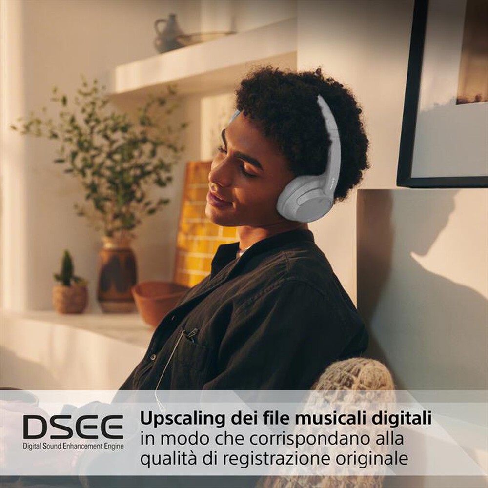 "SONY - Cuffie a padiglione chiuso WHCH720NW.CE7-Bianco"