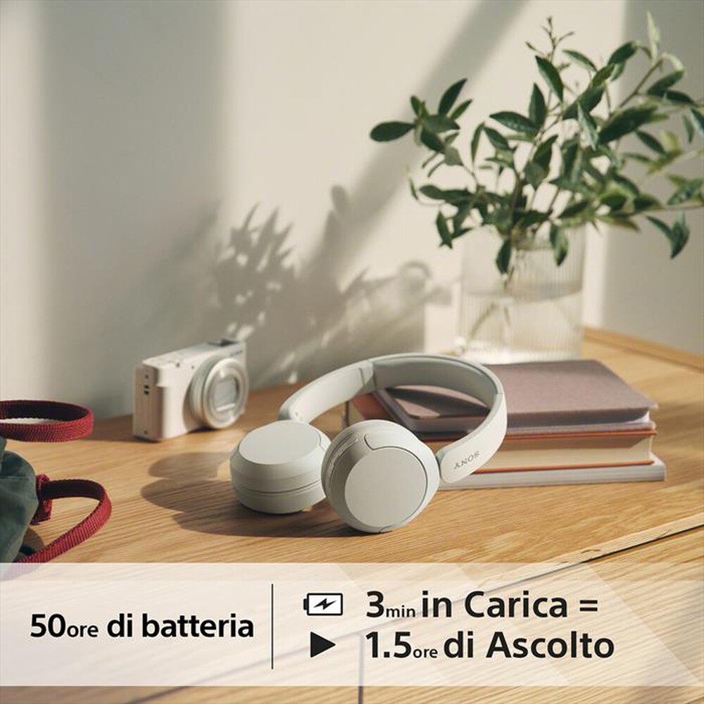 "SONY - Cuffie a padiglione chiuso WHCH520W.CE7-Bianco"