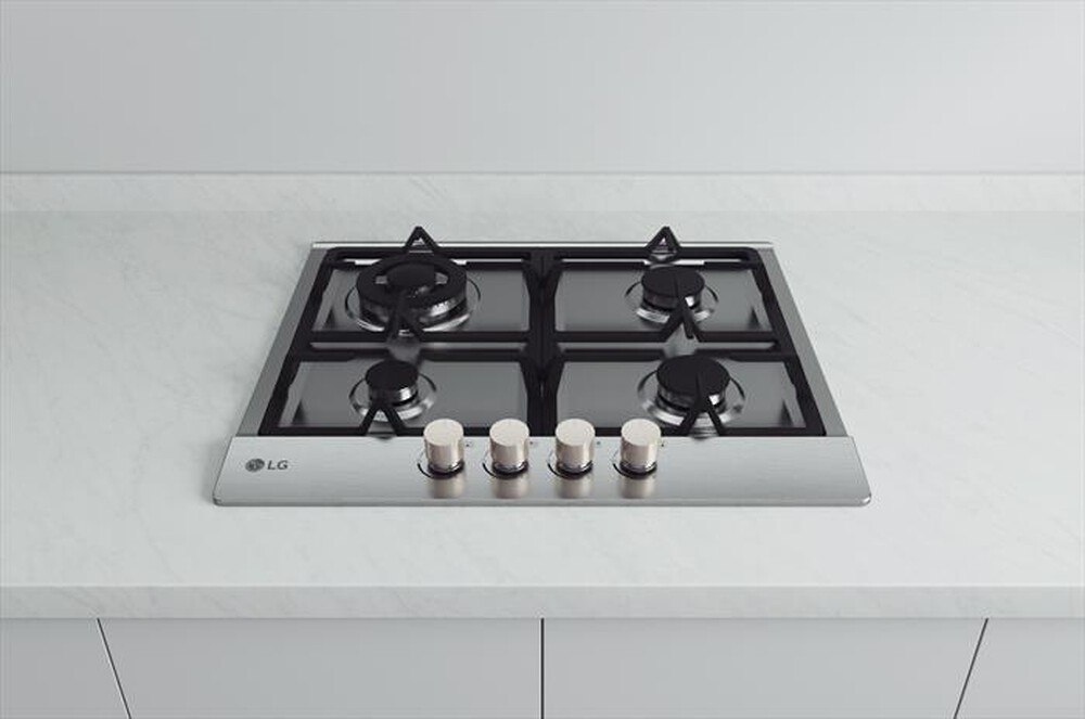 "LG - Piano cottura a gas CBGZ2414S 59,4 cm-Inox"