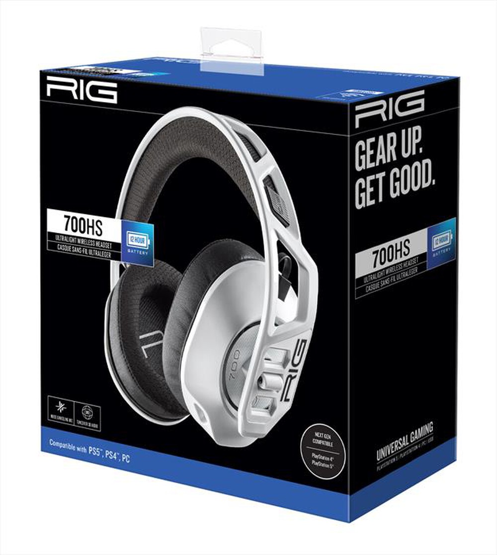 "NACON - Cuffie gaming RIG 700 HS PS4/PC-BIANCO"