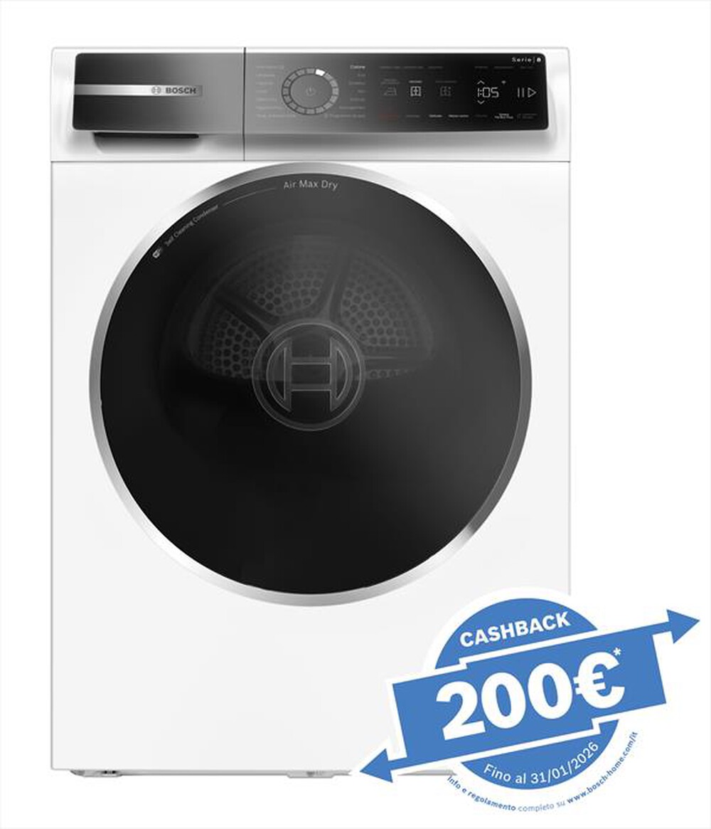 Immagine del prodotto BOSCH - Asciugatrice WRB247C0IT 9Kg Classe A-Bianco