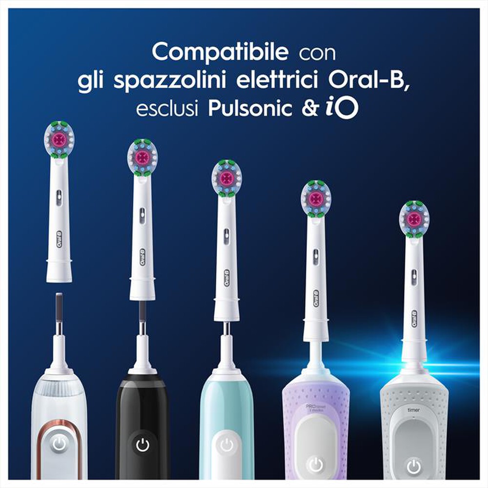 Immagine del prodotto ORAL-B - TESTINE PRO 3D WHITE. 3 TESTINE-BIANCO