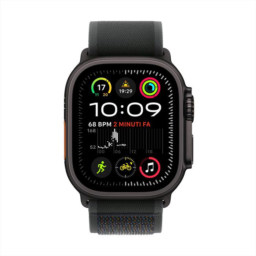 "APPLE - Watch Ultra 2 GPS + Cellular 49mm Titanio-Nero - Trail Loop Nero - S/M"