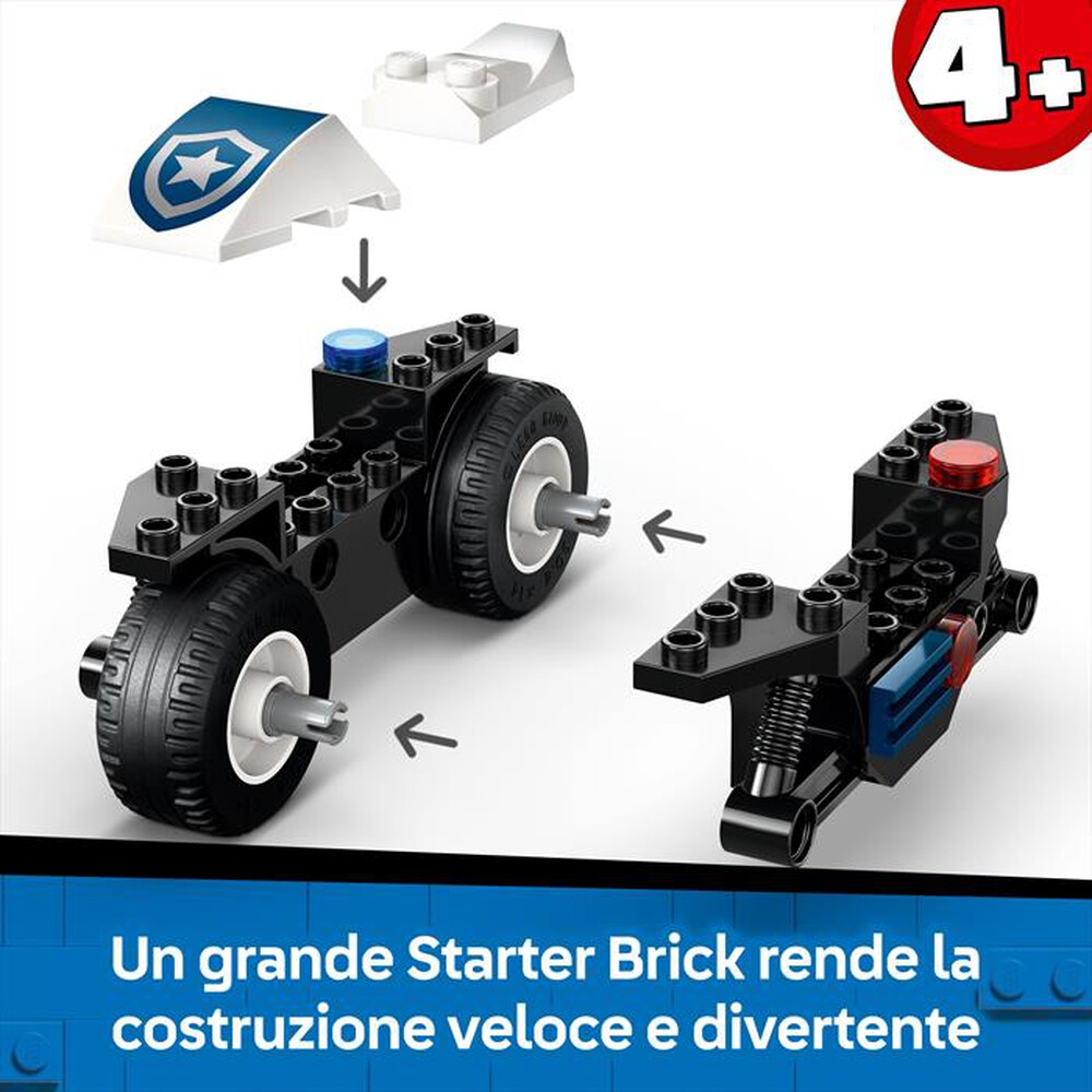 "LEGO - CITY Inseguimento della moto della Polizia - 60455"