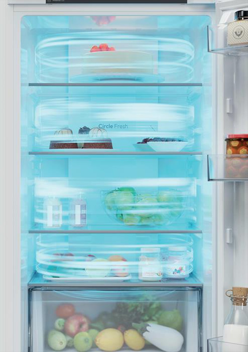 Immagine del prodotto CANDY - Frigorifero combinato CNBQT3519EW Classe E 284 lt-Bianco