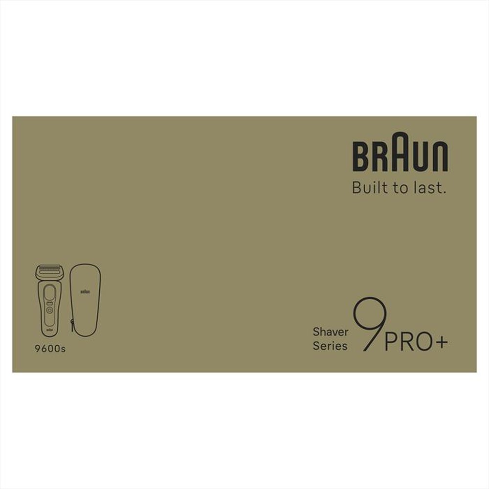 Immagine del prodotto BRAUN - BRAUN SHAVER 9600S-NERO