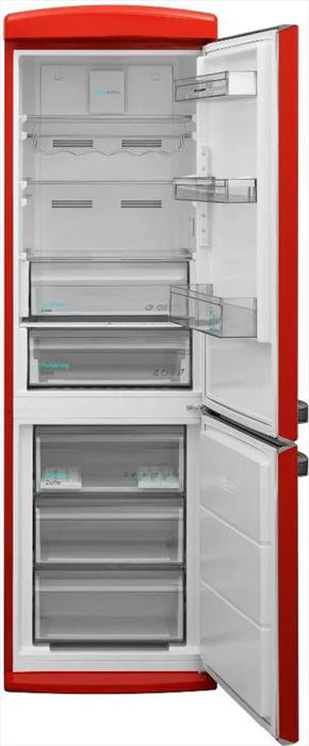 Immagine del prodotto SHARP - Frigorifero combinato SJ-NRA11RMXRD Classe D 331lt-Rosso