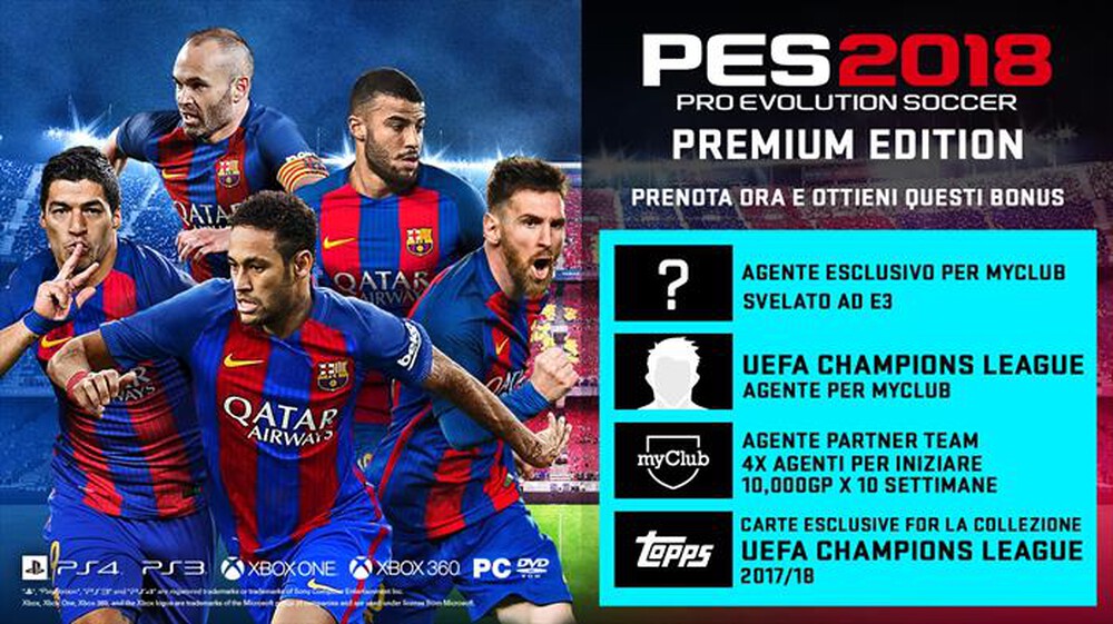 Immagine del prodotto HALIFAX - PES 2018 Premium Ed. XBox One