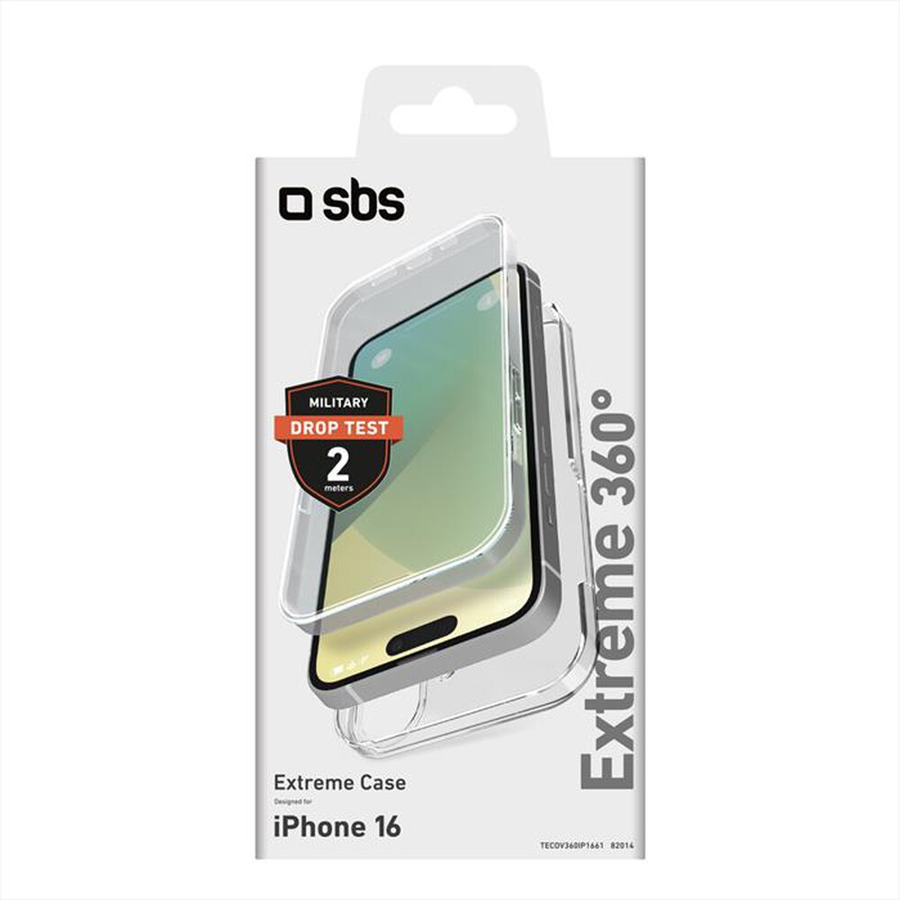 Immagine del prodotto SBS - Cover 360 iPhone 16 TECOV360IP1661