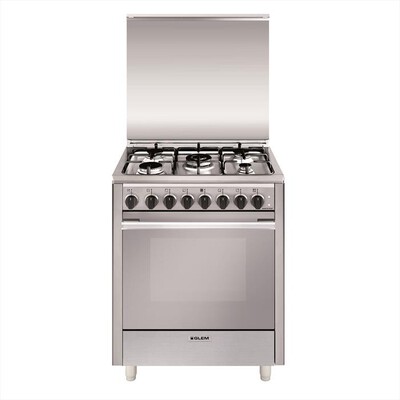 GLEM GAS - Cucina a gas U765MI6 Classe A-INOX