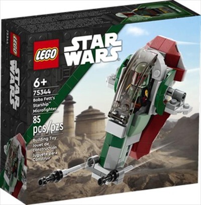 LEGO - STAR WARS Astronave di Boba Fet Microfighter-75344-Multicolore