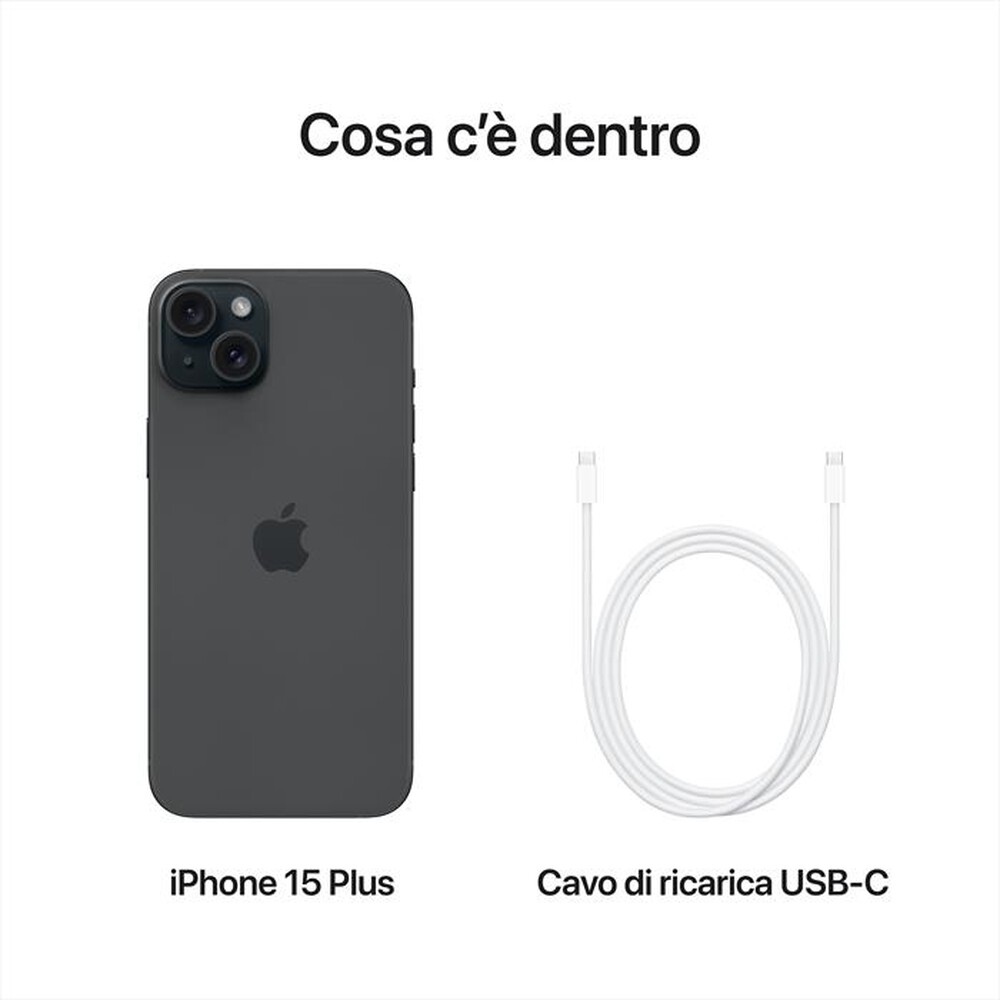 "WIND - 3 - Apple iPhone 15 Plus 128GB-Nero"