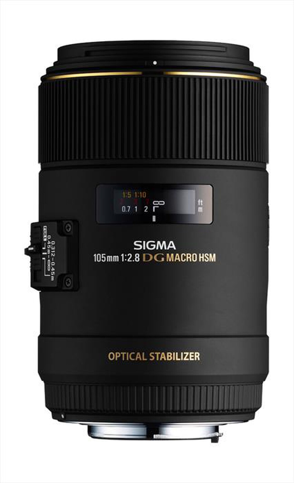 "SIGMA - Obiettivo 105mm-F/2.8 AF MACRO EX DG OS HSM-NERO"