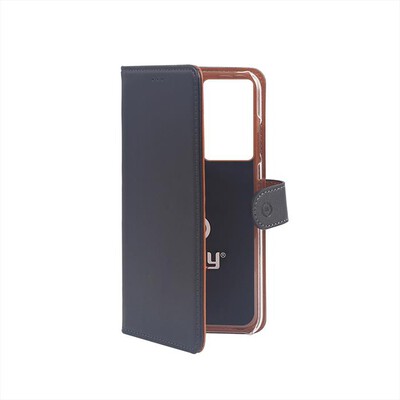 CELLY - WALLY994 - CUSTODIA PER GALAXY S21 ULTRA 5G-NERO/SIMILPELLE