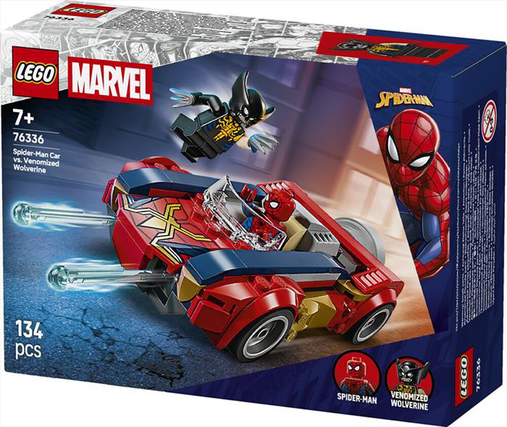 Immagine del prodotto LEGO - MARVEL AUTO SPIDERMAN VS VENOMIZED WOLVERINE 76336-Multicolore
