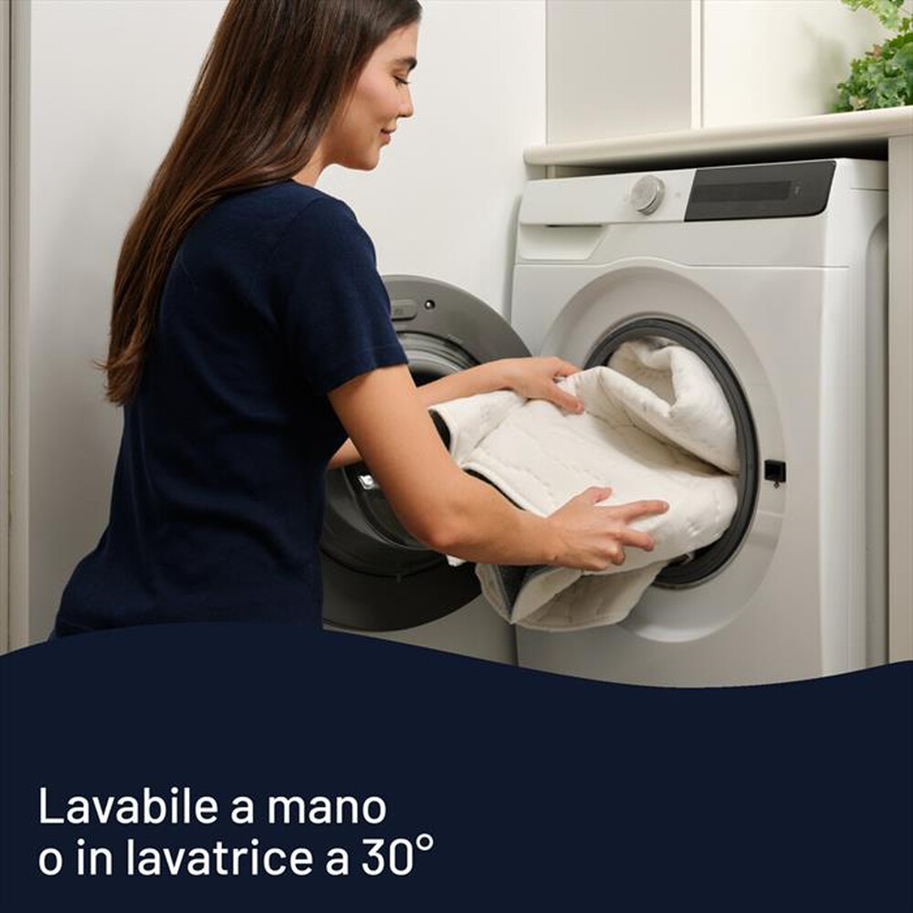 "IMETEC - COMFORT 2T 50% LANA E MERINO 150X80-bianco"