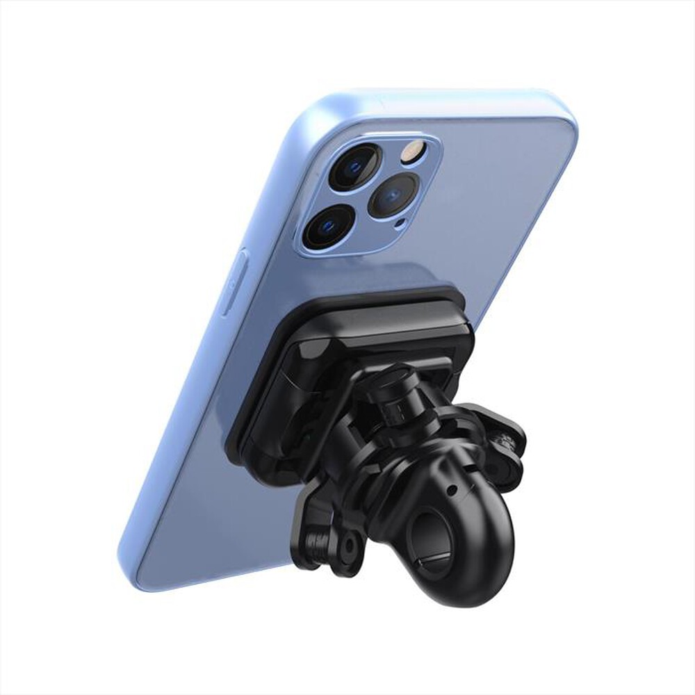 "CELLY - SUPPORTO TELEFONO PER SPECCHIETTO-NERO"