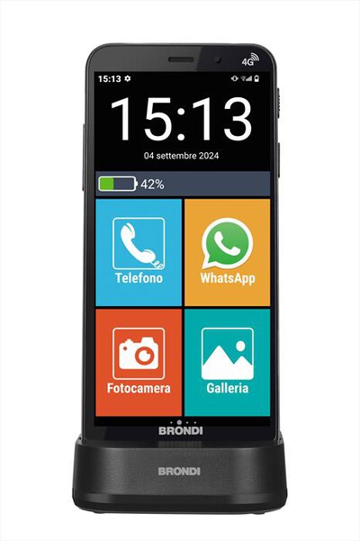 BRONDI - Smartphone AMICO VERO 4G+-BLACK