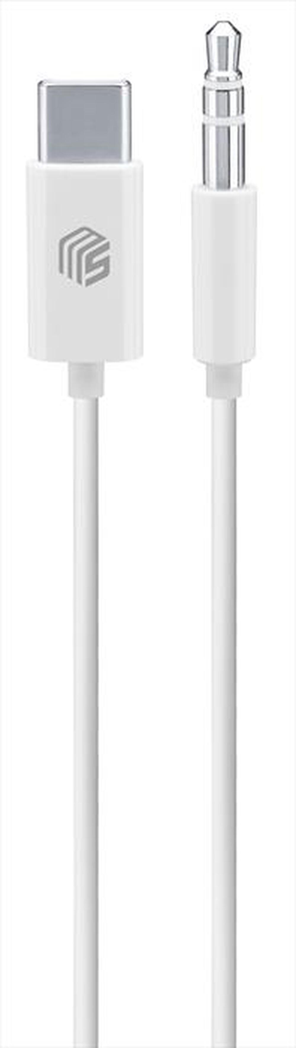 "MUSIC SOUND - AUX AUDIO USB-C-White"