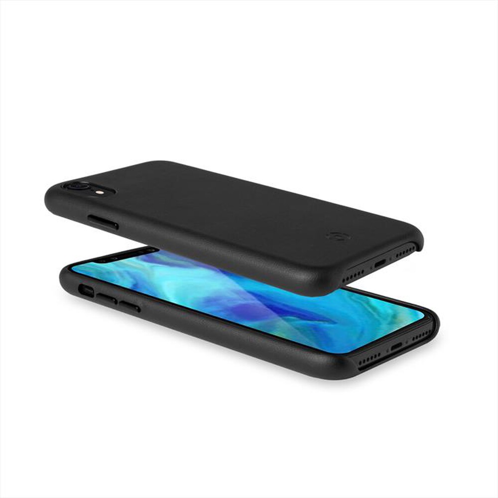 "CELLY - COVER IPH XR-Nero/Similpelle"