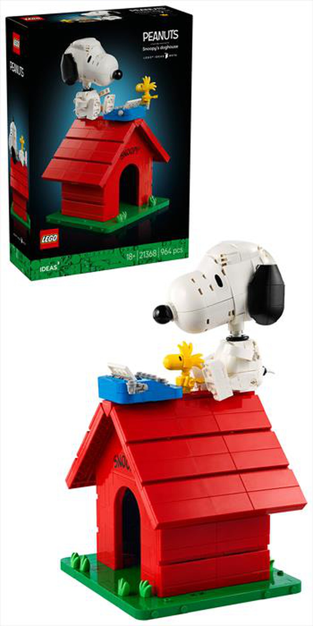 Immagine del prodotto LEGO - IDEAS Peanuts: la cuccia di Snoopy - 21368