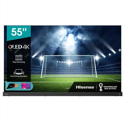 HISENSE - Smart Tv OLED 120HZ UHD 4K + Soundbar 55" 55A92G - Silver metal