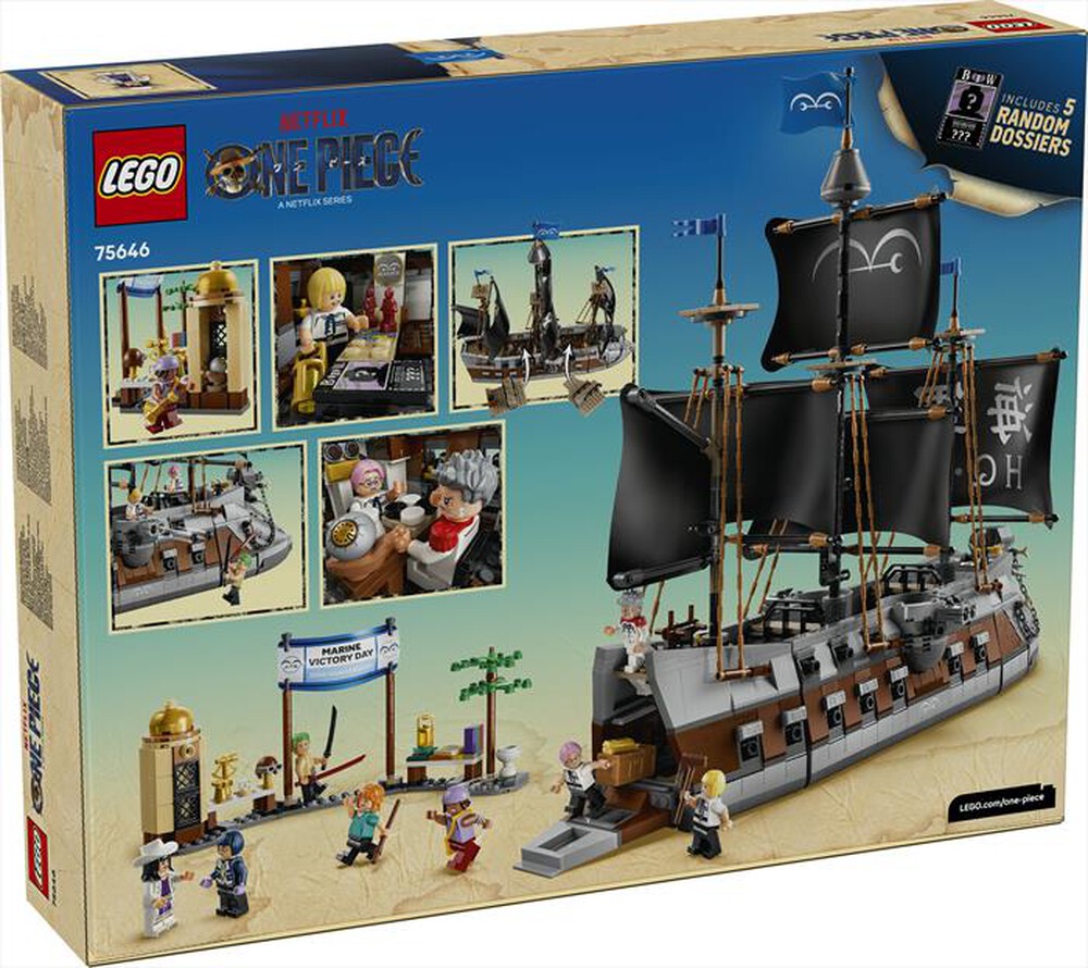 Immagine del prodotto LEGO - ONE PIECE La nave da guerra di Garp - 75646-Multicolore