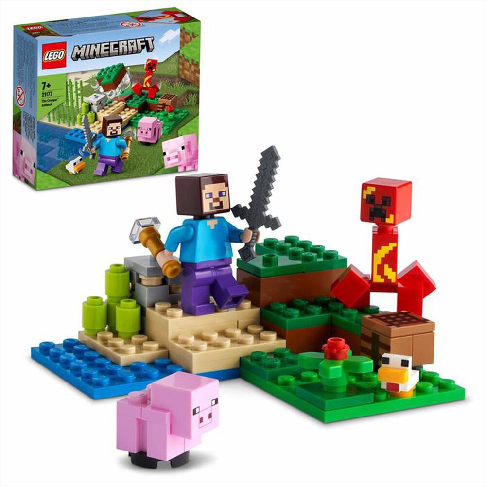 "LEGO - MINECRAFT L'AGGUATO DEL CREEPER - 21177"