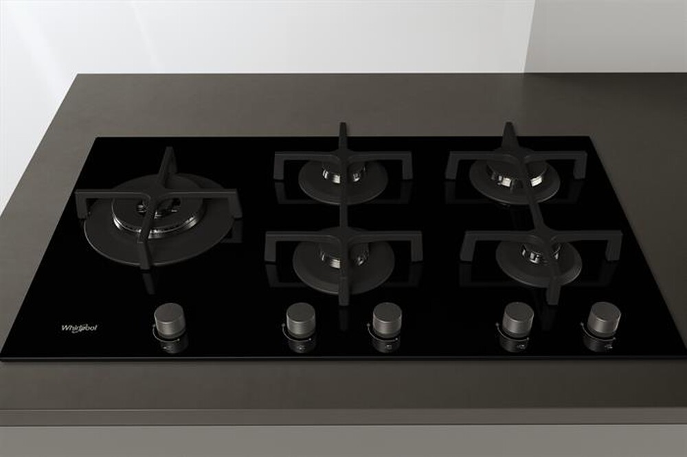 Immagine del prodotto WHIRLPOOL - Piano cottura a gas GOA 9523/NB 5 fuochi 86cm-Nero