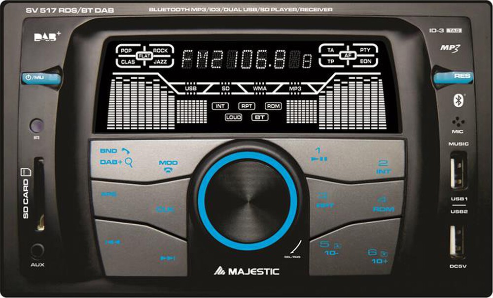 "MAJESTIC - SV 517RDS/BT/DAB-NERO"
